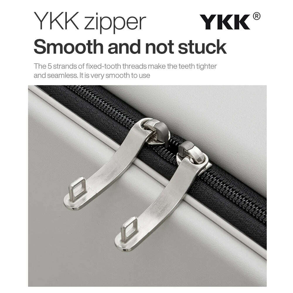 KIMLUD, Mixi 2024 New Design Wide Handle Suitcase Men Carry-On Luggage Women Travel Trolley Case 20 Inch Cabin PC Aluminum Frame M9275, KIMLUD Womens Clothes