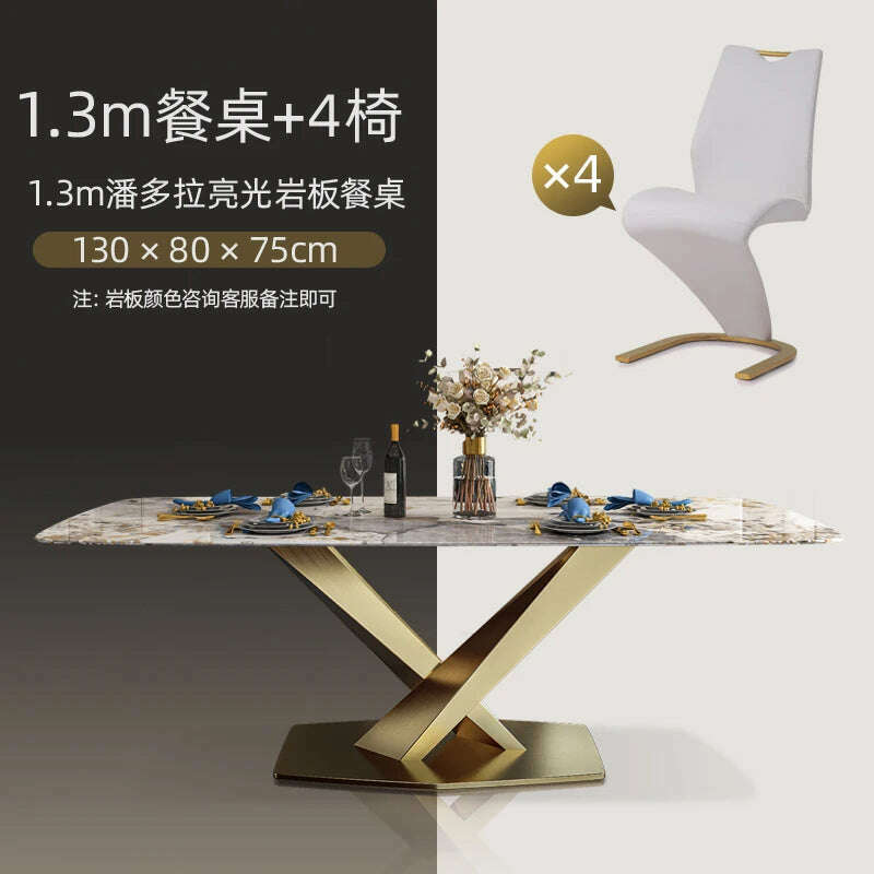 KIMLUD, Mobile Kitchen Dining Tables Bedside Design Living Room Extendable Dining Tables Salon Articulos Para El Hogar Home Furniture, Customized rock slab, KIMLUD Womens Clothes
