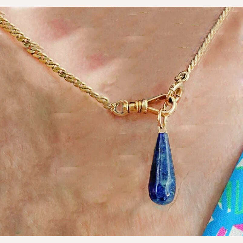 KIMLUD, Moda shell flower pendant necklace heart pearl evil eye charm Women Girls Party Jewelry Collier buddha Neck Accessory Vintage, necklace 17, KIMLUD APPAREL - Womens Clothes