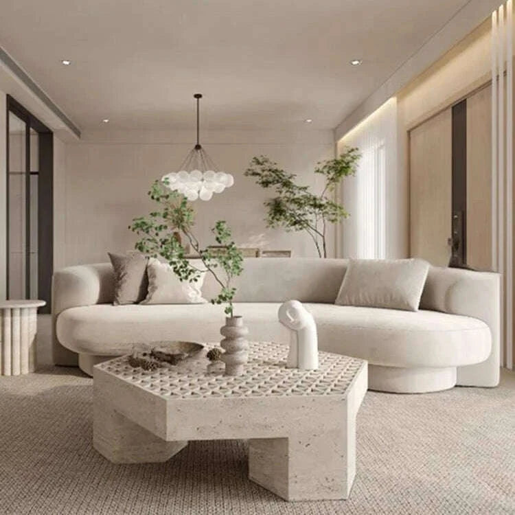 #Modern Living Room Sofa Furniture Round Velvet Couches Semi Circle Sectional Sofas Luxury Curevd Sofa Set