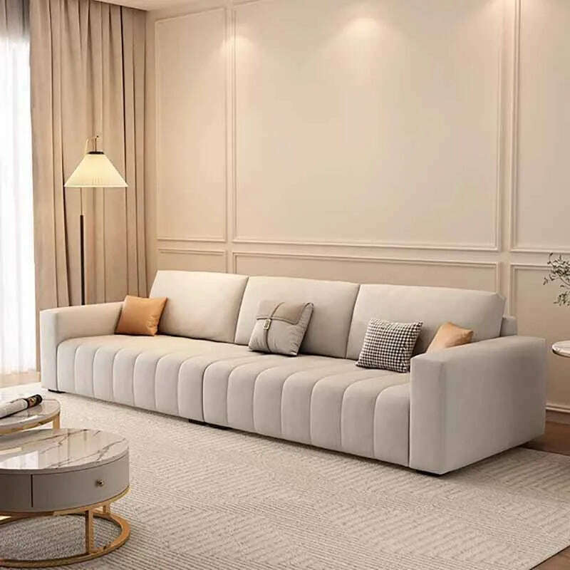 KIMLUD, Modern Luxury Bed Sofa Living Room Puffs Lazy Corner L Shape Living Room Sofas Sectional Canape Gonflabe Nordic Furniture, 2.2m three person, KIMLUD APPAREL - Womens Clothes