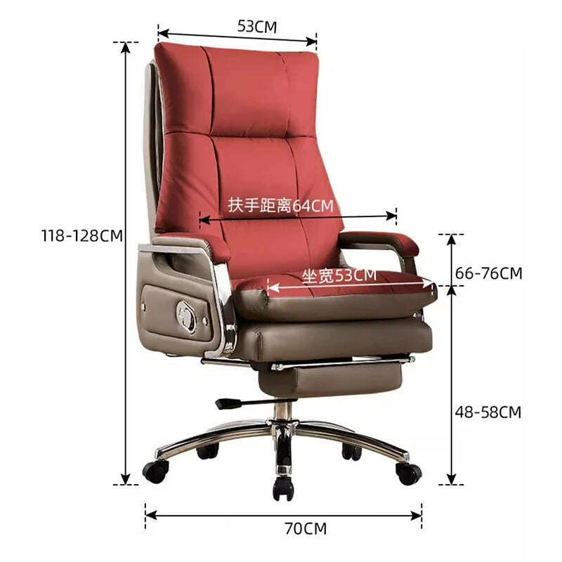 Modern Originality Office Chair Luxury Simple Comfort Sofa Office Chair Adjustable Sedentary Ergonomic Office Furniture FYOC - KIMLUD