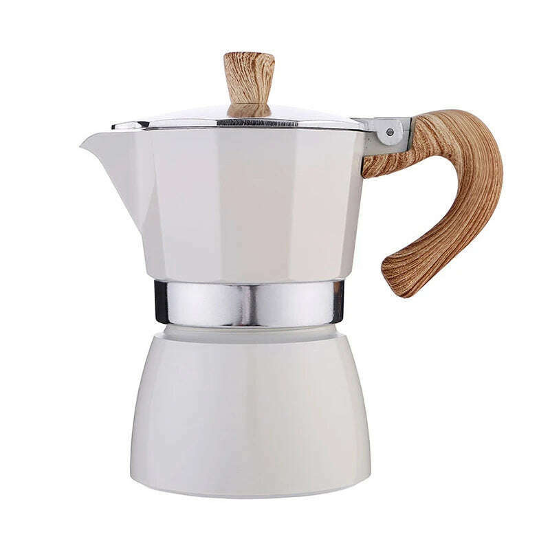KIMLUD, Moka Pot Italian Coffee Machine Espresso Aluminum Geyser Coffee Maker Kettle Latte Stove Classic Coffee Barista Tools 150/300ml, KIMLUD Womens Clothes