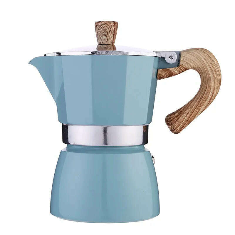 KIMLUD, Moka Pot Italian Coffee Machine Espresso Aluminum Geyser Coffee Maker Kettle Latte Stove Classic Coffee Barista Tools 150/300ml, KIMLUD Womens Clothes