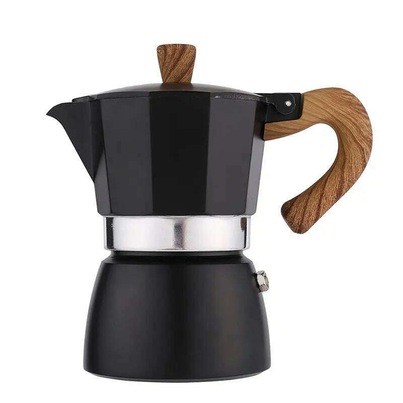 KIMLUD, Moka Pot Italian Coffee Machine Espresso Aluminum Geyser Coffee Maker Kettle Latte Stove Classic Coffee Barista Tools 150/300ml, KIMLUD Womens Clothes