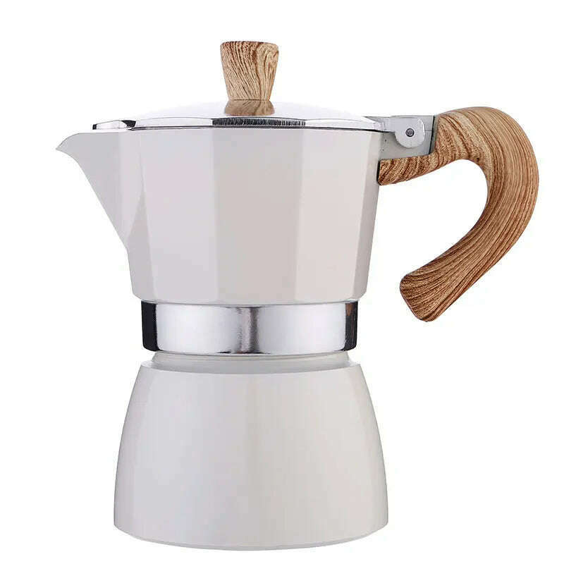 KIMLUD, Moka Pot Italian Coffee Machine Espresso Aluminum Geyser Coffee Maker Kettle Latte Stove Classic Coffee Barista Tools 150/300ml, KIMLUD Womens Clothes