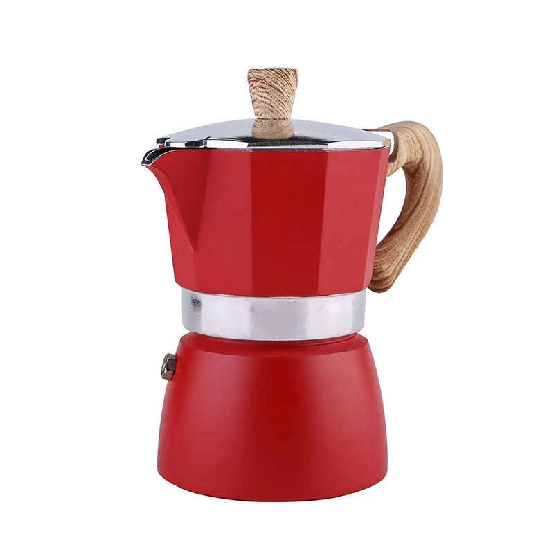 KIMLUD, Moka Pot Italian Coffee Machine Espresso Aluminum Geyser Coffee Maker Kettle Latte Stove Classic Coffee Barista Tools 150/300ml, KIMLUD Womens Clothes