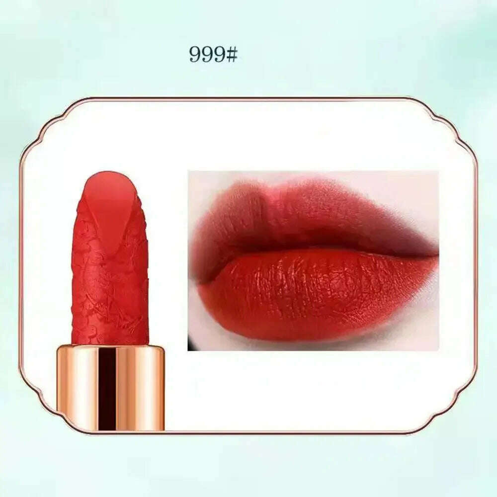 KIMLUD, Mushroom Head Lipstick Creative Matte Mist Black Tube Lip Gloss Long Lasting Non-Stick Cup Lip Cosmetics Funny Prank Friend Gift, C, KIMLUD APPAREL - Womens Clothes