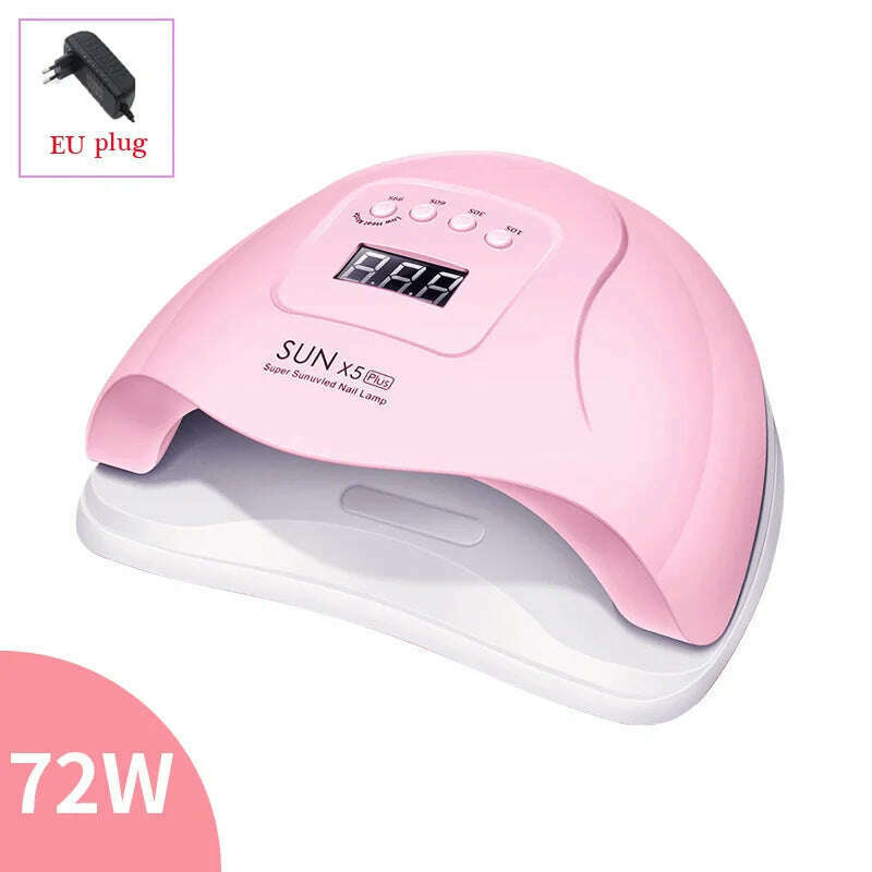 Nail Dryer LED Nail Lamp UV Lamp for Curing All Gel Nail Polish With Motion Sensing Manicure Pedicure Salon Tool - KIMLUD
