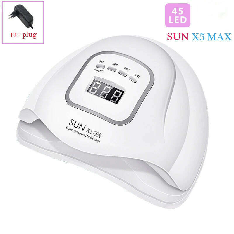 Nail Dryer LED Nail Lamp UV Lamp for Curing All Gel Nail Polish With Motion Sensing Manicure Pedicure Salon Tool - KIMLUD