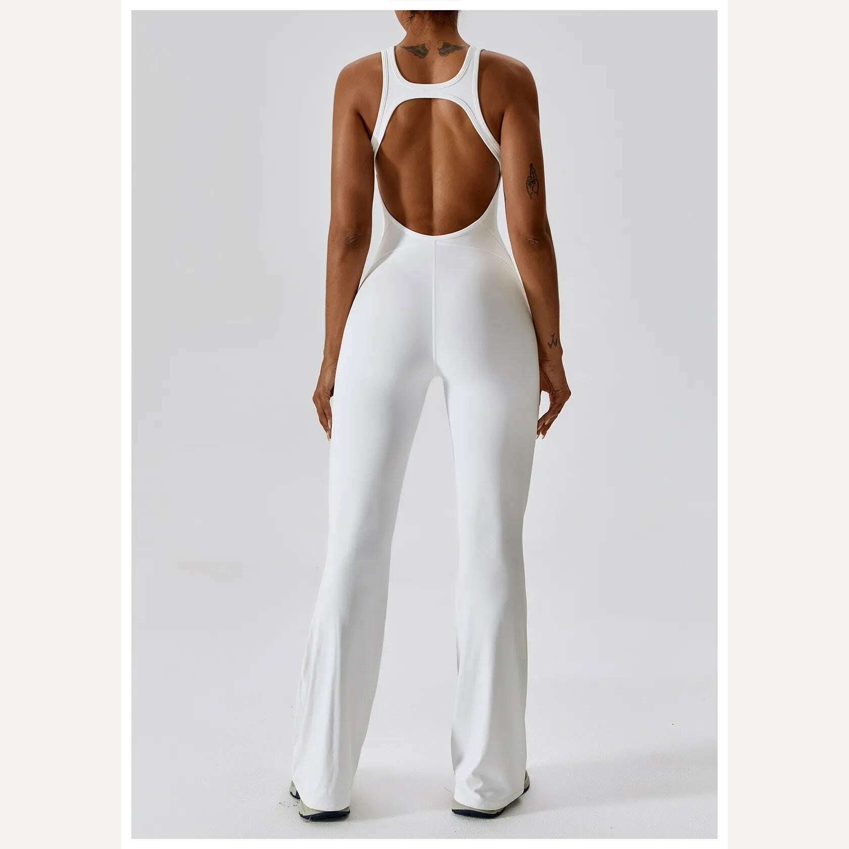 Naked Feeling Gym Set Women Training Yoga Suit Sportswear Women Sports Jumpsuit Fitness Rompers Stretch Female Workout Bodysuits - KIMLUD