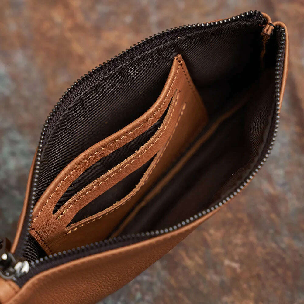 KIMLUD, NASVA Genuine Leather Men's Wallet Long Wallet Clutch Coin Purse Card Holder Phone Bag Women's Wallet Bank Card Bag, KIMLUD Womens Clothes