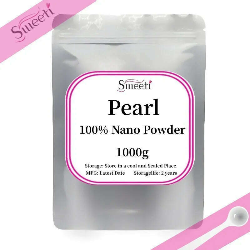 Natural Nano Pearl Powder Whitening Blackhead Spot Freckle Removal Facial Mask With Bowl Set Skin Care - KIMLUD