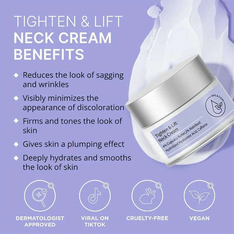 KIMLUD, Neck Cream Face Lifting Firming Lightening Smoothing Care Lotion Moisturizer Neck Rejuvenation Cream New 2024, KIMLUD Womens Clothes