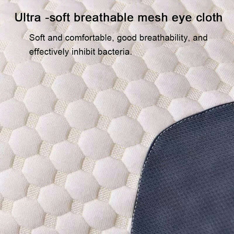 Neck Pillows New 3D SPA Massage Pillow Partition To Help Sleep and Protect The Neck Pillow Knitted Cotton Pillow Bedding - KIMLUD