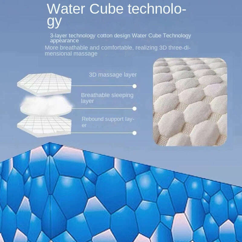 Neck Pillows New 3D SPA Massage Pillow Partition To Help Sleep and Protect The Neck Pillow Knitted Cotton Pillow Bedding - KIMLUD