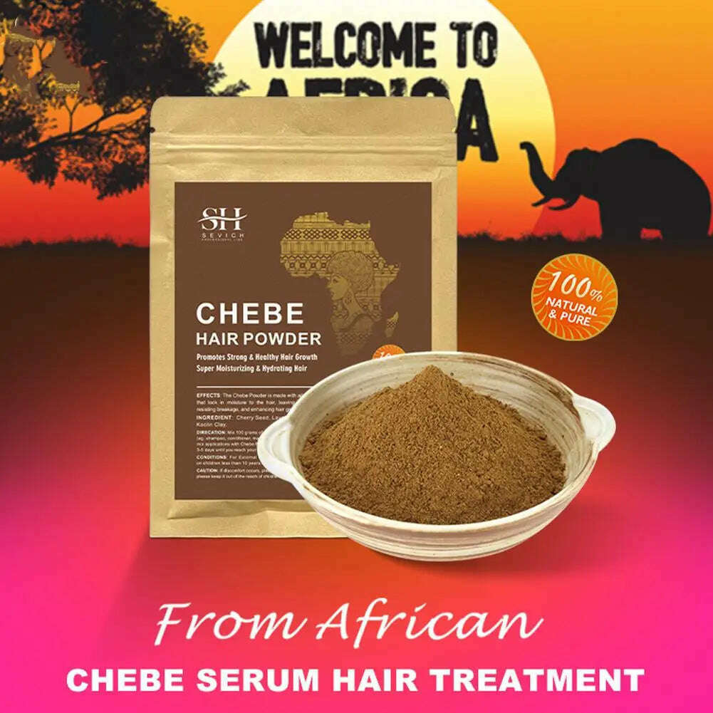 KIMLUD, New 100g Chebe Powder Africa Women Traction Alopecia Treatment Loss Men Of Spray Get Oil Rid Wig Hair Treatment V8E5, KIMLUD Womens Clothes