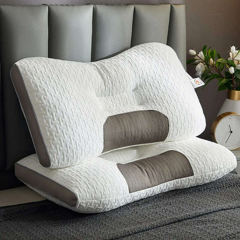 KIMLUD, New 3D SPA Massage Pillow Orthopedic Sleeping Pillows 3D Good Night Pillow Partition Help Sleep and Protect the Neck Pillows, 1pc Style B, KIMLUD APPAREL - Womens Clothes