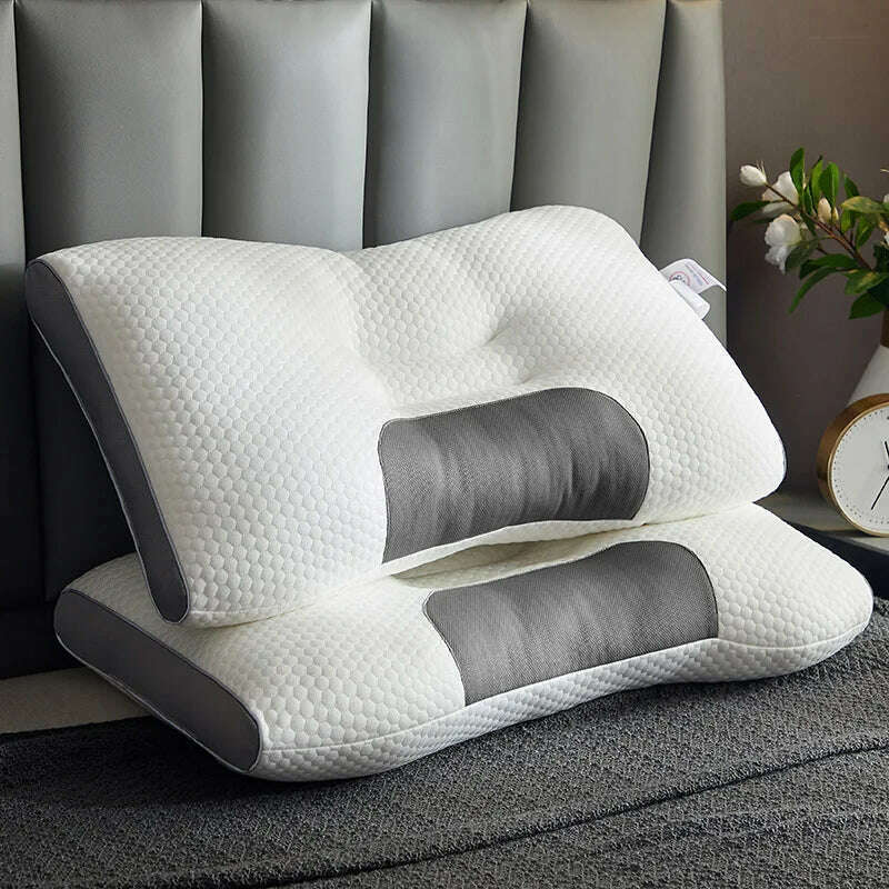 KIMLUD, New 3D SPA Massage Pillow Orthopedic Sleeping Pillows 3D Good Night Pillow Partition Help Sleep and Protect the Neck Pillows, 1pc Style C, KIMLUD APPAREL - Womens Clothes