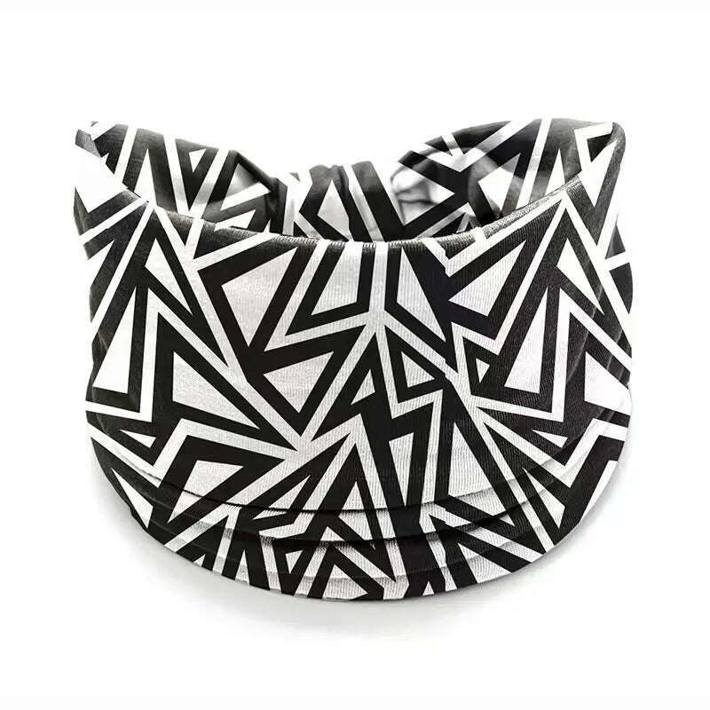 KIMLUD, New African Pattern Print Wide Headband for Women Twist Style Hair Bandanas Head Wrap Elastic Headwear Turban Girls Accessories, 22, KIMLUD APPAREL - Womens Clothes