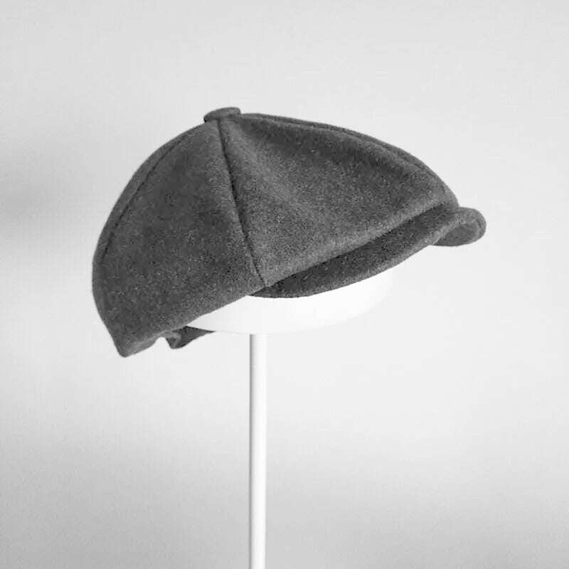 KIMLUD, New Brand Wool Newsboy Caps Men Flat Caps Women Coffee British Gatsby Cap Autumn Winter Wool Hats Berets BLM67, Black / M 56-58CM, KIMLUD APPAREL - Womens Clothes