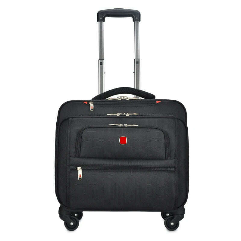 KIMLUD, New Business Oxford Rolling Luggage Casters 18 inch Men Multifunction Carry On Wheels Suitcase Trolley Bag vs Travel Bag Trunk, KIMLUD Womens Clothes