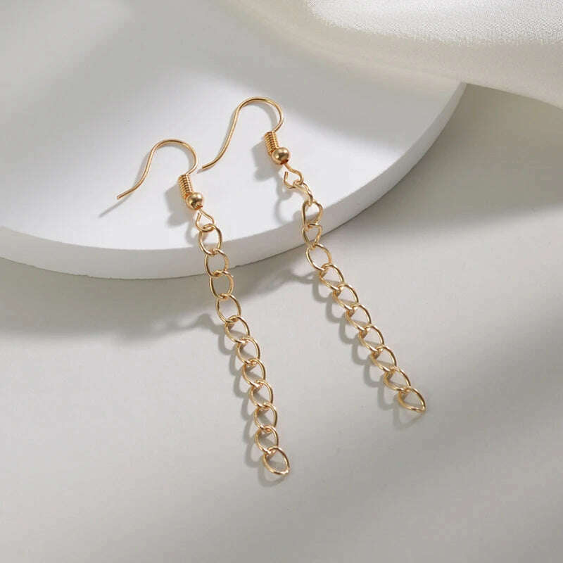 New Classic Shiny Crystal Earrings Ladies Exaggerated Long Earrings Tassels Rhinestone Earrings Fashion Korean Earrings Jewelry - KIMLUD