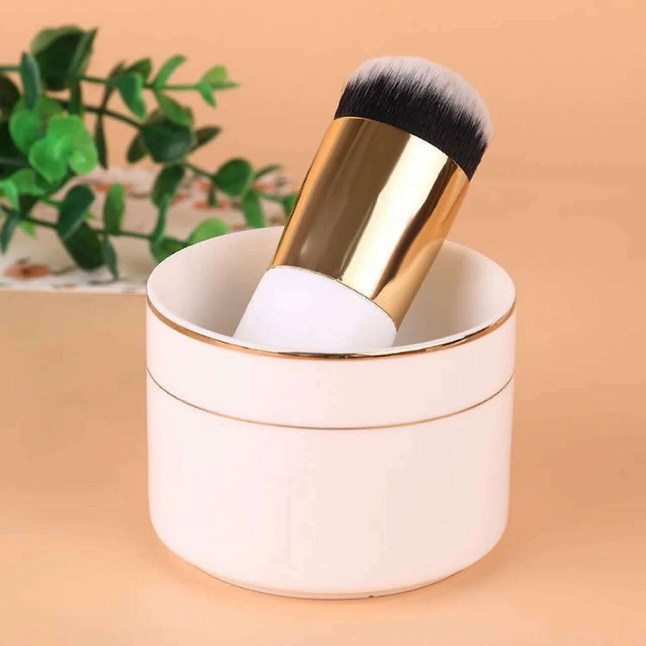 New Fashion Big Size Makeup Brushes Foundation Powder Brush Face Blush Professional Large Cosmetics Soft Foundation Make Up Tool - KIMLUD