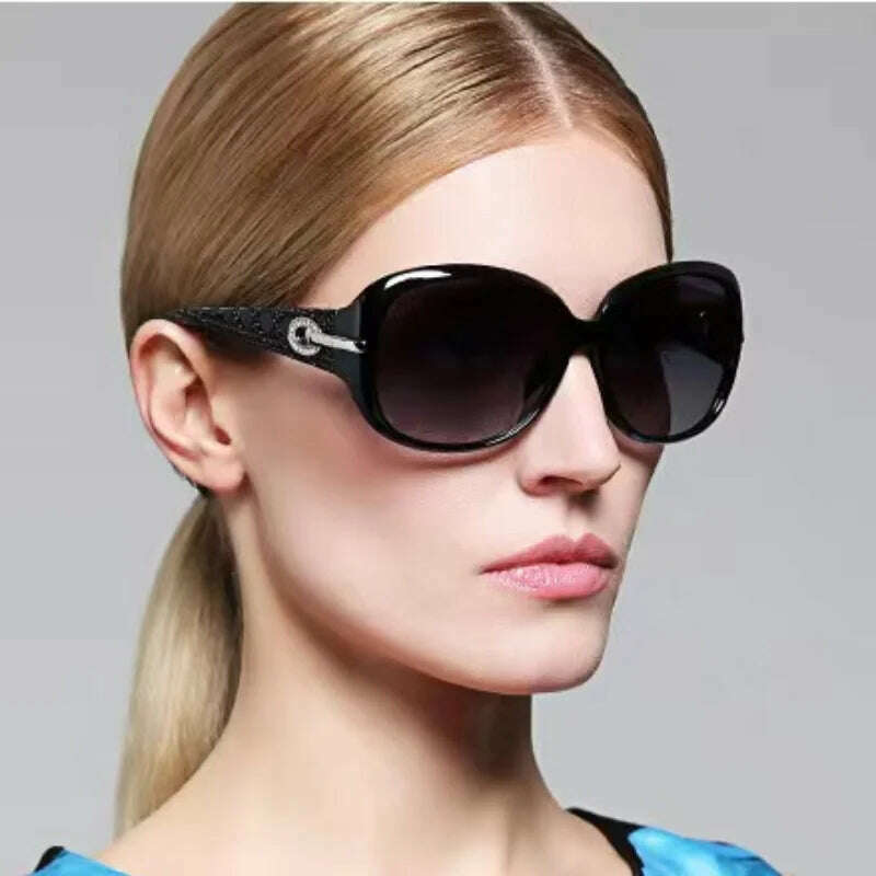 New Fashion Oversized Sunglasses Woman Personality Outdoor Sport Sun Glasses Female Vintage Brand Eyewear UV400 Oculos De Sol - KIMLUD