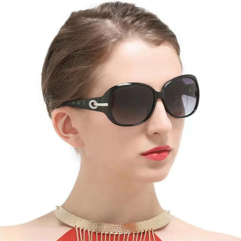 New Fashion Oversized Sunglasses Woman Personality Outdoor Sport Sun Glasses Female Vintage Brand Eyewear UV400 Oculos De Sol - KIMLUD