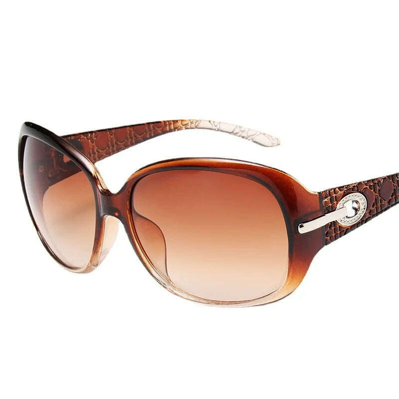 New Fashion Oversized Sunglasses Woman Personality Outdoor Sport Sun Glasses Female Vintage Brand Eyewear UV400 Oculos De Sol - KIMLUD