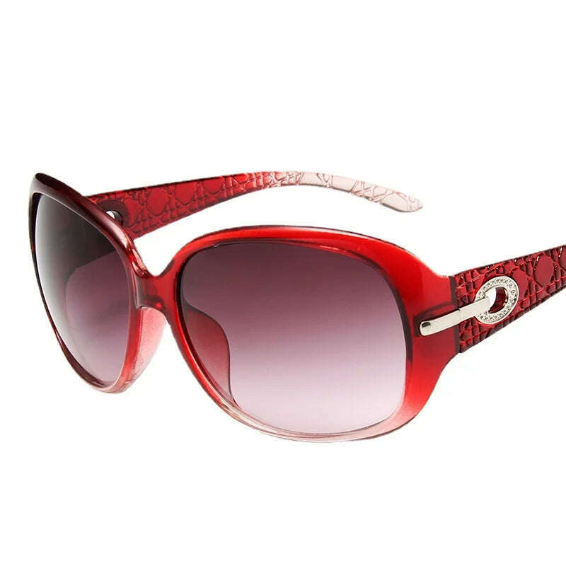 New Fashion Oversized Sunglasses Woman Personality Outdoor Sport Sun Glasses Female Vintage Brand Eyewear UV400 Oculos De Sol - KIMLUD