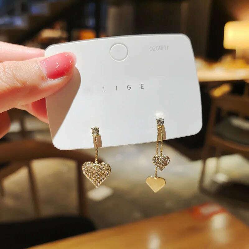 KIMLUD, New Fashion Trend Unique Design Elegant Exquisite Long Tassel Earrings Female Jewelry Party Premium Gift Wholesale, KIMLUD Womens Clothes