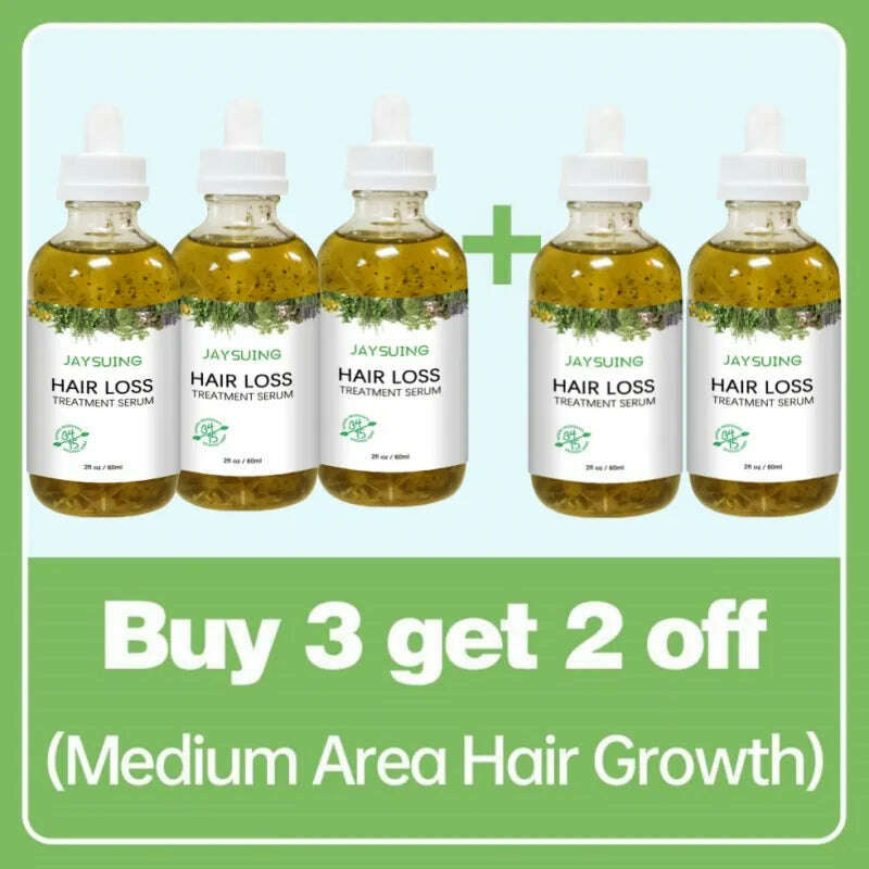 KIMLUD, New Fast Hair Growth Serum 100% African Crazy Traction Alopecia Anti Hair Loss Essential Prevents Bald Thinnin Hair Care Oil, 5pcs, KIMLUD APPAREL - Womens Clothes