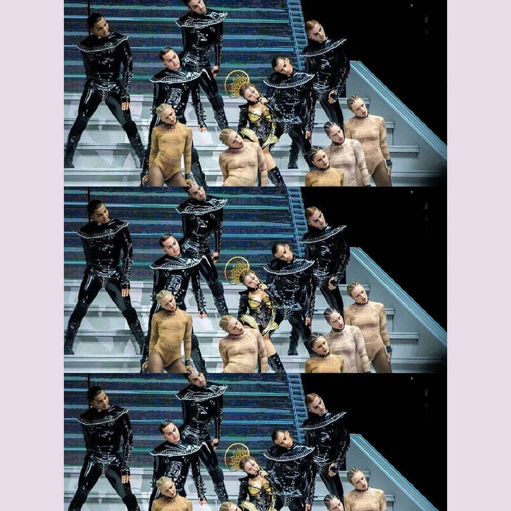 KIMLUD, New Golden Womens Gogo Performance Costume Bar Dance Performance Suit Nightclub Original Walk Show Outfit DJ Practice Clothing , KIMLUD Womens Clothes