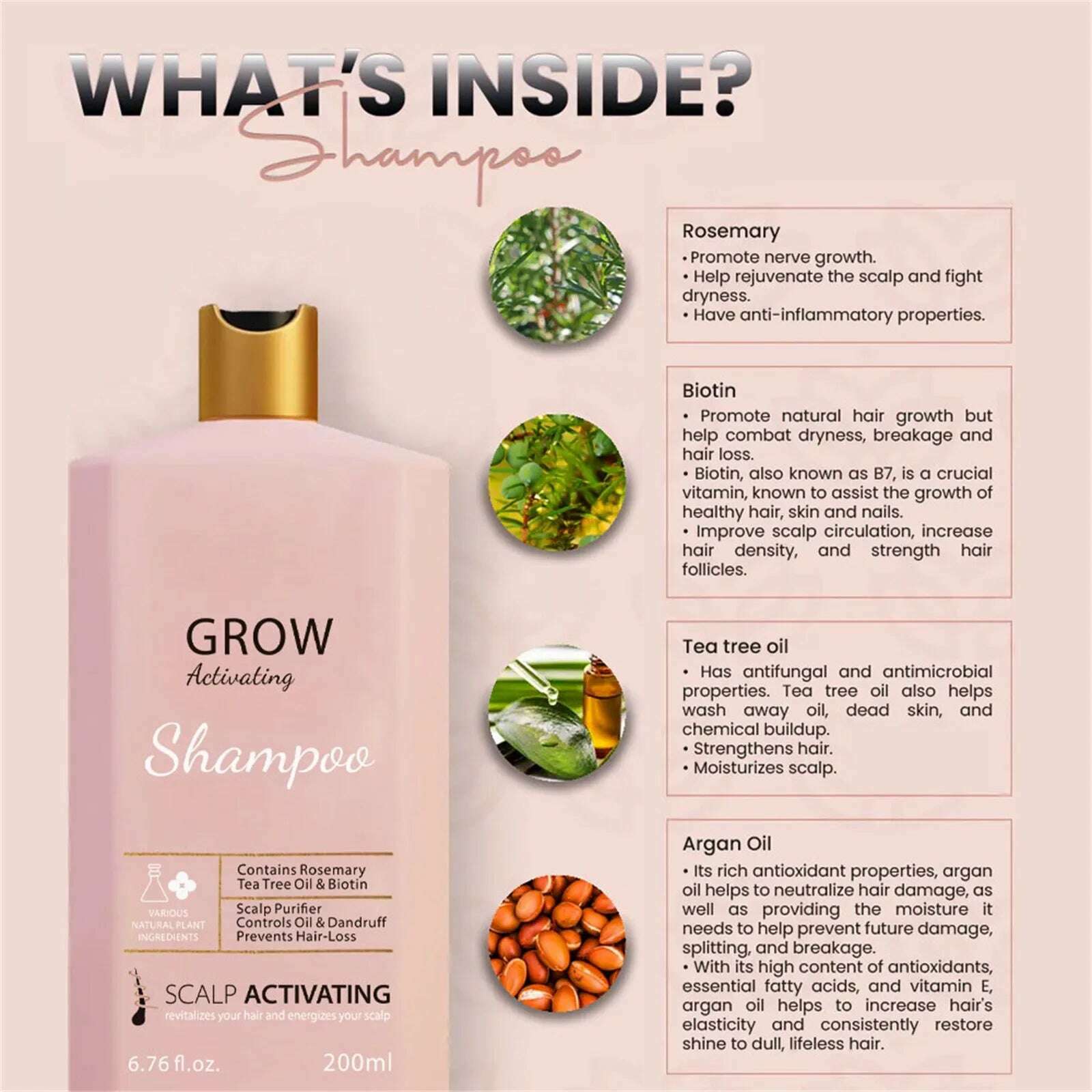 KIMLUD, New Growth Activating Shampoo Deeply Nourishes Hair To Prevent Hair Loss While Fighting Chronic Scalp Problems 200ml, KIMLUD Womens Clothes