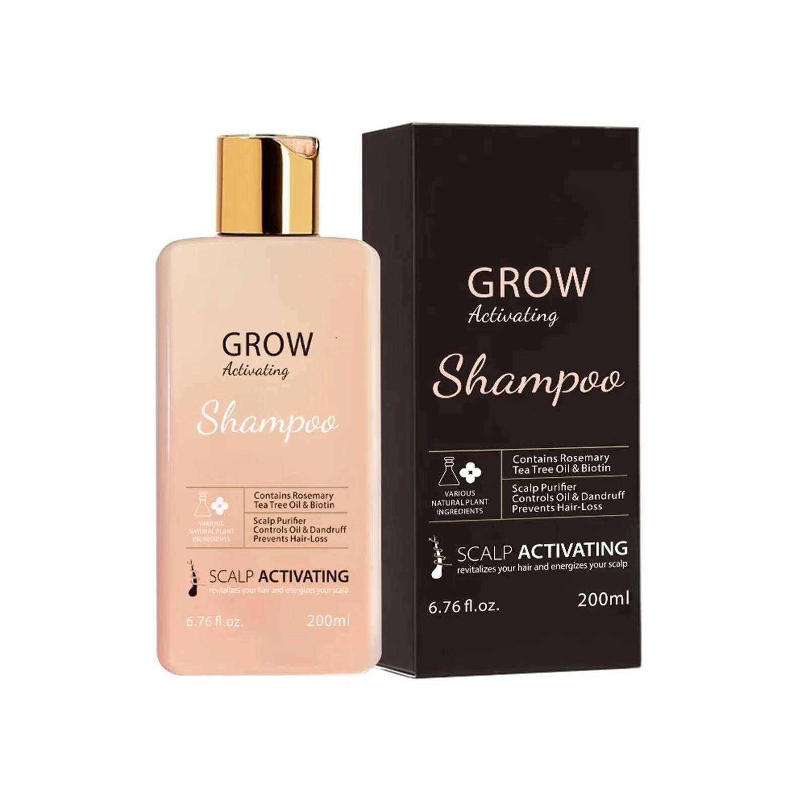 KIMLUD, New Growth Activating Shampoo Deeply Nourishes Hair To Prevent Hair Loss While Fighting Chronic Scalp Problems 200ml, As show / One Size, KIMLUD APPAREL - Womens Clothes