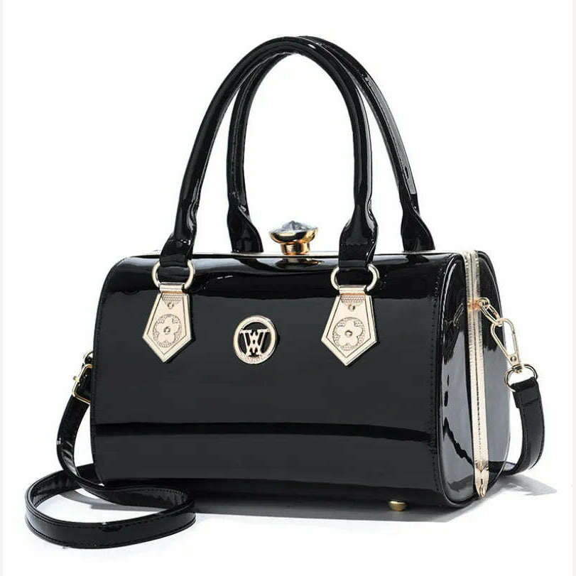 KIMLUD, New Luxury Patent Leather Women'S Bags Europe Diamond Ladies Handbags Bright Shoulder Bag Famous Brand Ladies Wedding Party Bags, KIMLUD Womens ClothesKIMLUD, New Luxury Patent Leather Women'S Bags Europe Diamond Ladies Handbags Bright Shoulder Bag Famous Brand Ladies Wedding Party Bags, photo color2, KIMLUD APPAREL - Womens Clothes