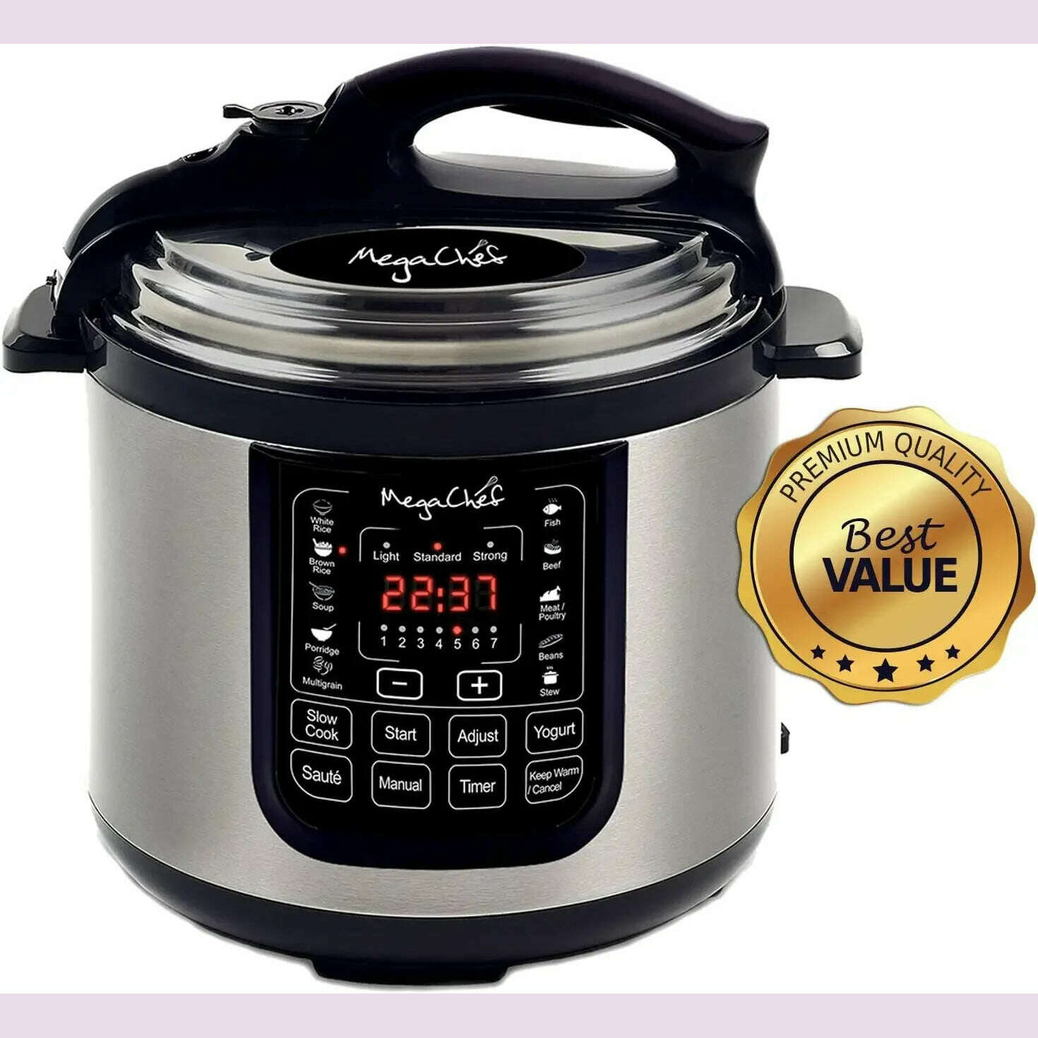 KIMLUD, NEW MCPR120A 8 Quart Digital Pressure Cooker with 13 Pre-set Multi Function Features, Stainless Steel, United States, KIMLUD APPAREL - Womens Clothes
