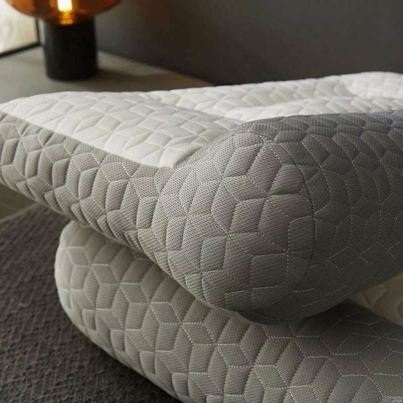 KIMLUD, New Orthopedic Reverse Traction Pillow Protects Cervical Spine and Helps Sleep Single Neck Pillow Machine Washable 48X74cm, KIMLUD Womens Clothes