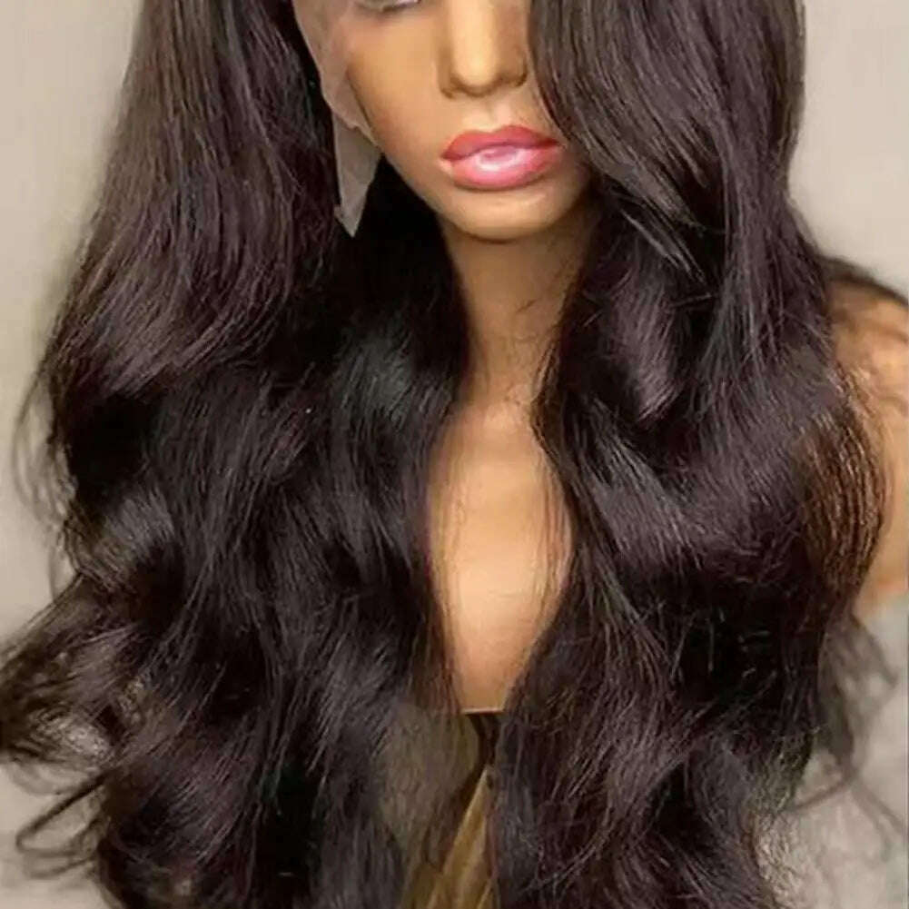 New selling wig female long curly hair big wave synthetic high temperature silk mechanism wig set - KIMLUD