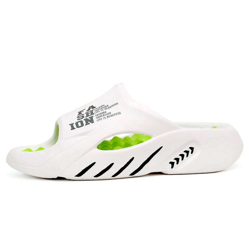 New Summer Men Massage Slippers Sides Indoor Outdoor Sandals Beach Casual Shoes Soft Sole Slides Men Flip-flops Men's Sandals - KIMLUD