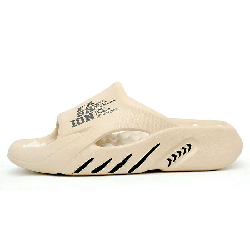 New Summer Men Massage Slippers Sides Indoor Outdoor Sandals Beach Casual Shoes Soft Sole Slides Men Flip-flops Men's Sandals - KIMLUD