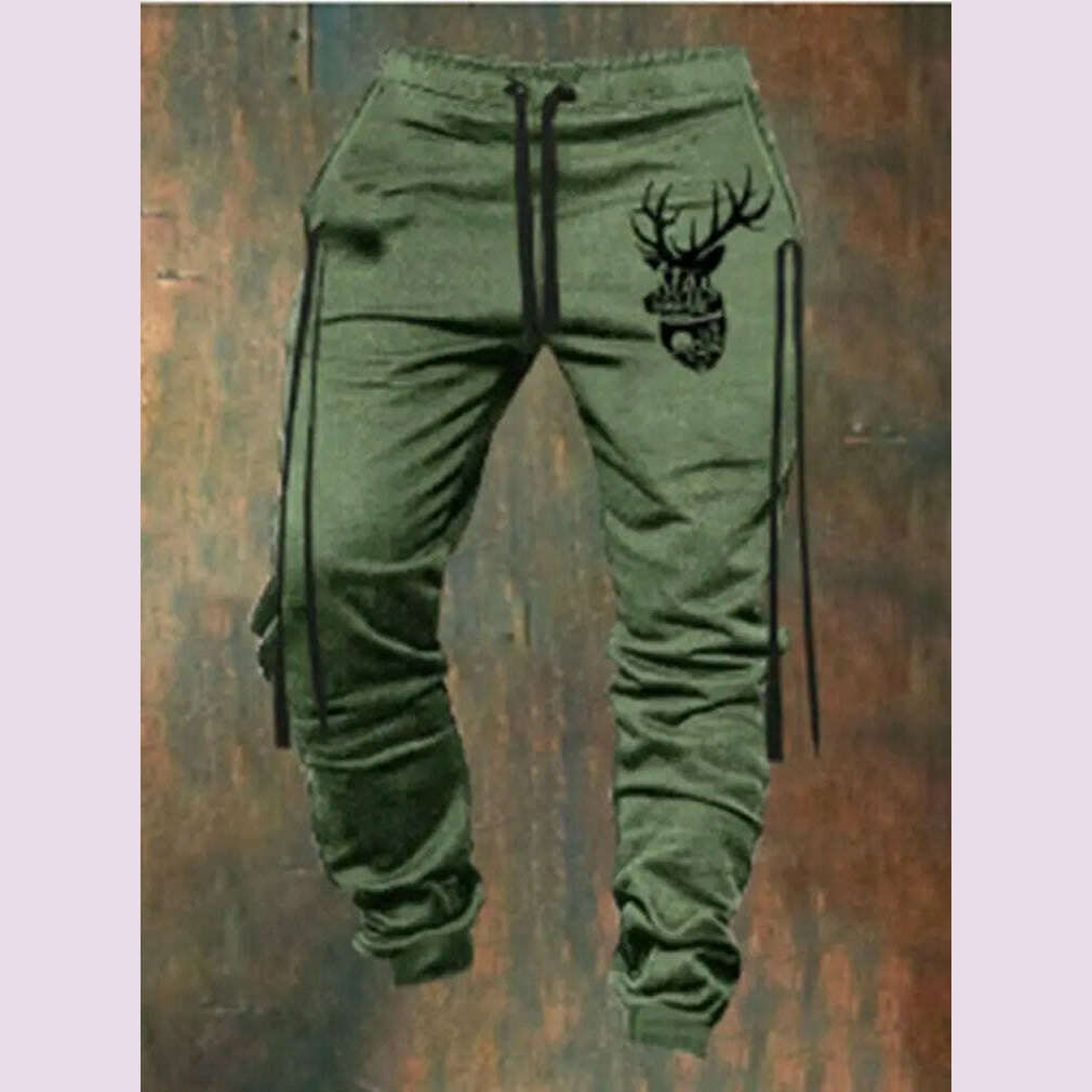 New Wide Leg Men's Sweatpants 3D Print Y2k Pants Man Casual Golf Joggers Long Outdoor Hip Hop Male Loose Trousers Gym Tracksuit - KIMLUD