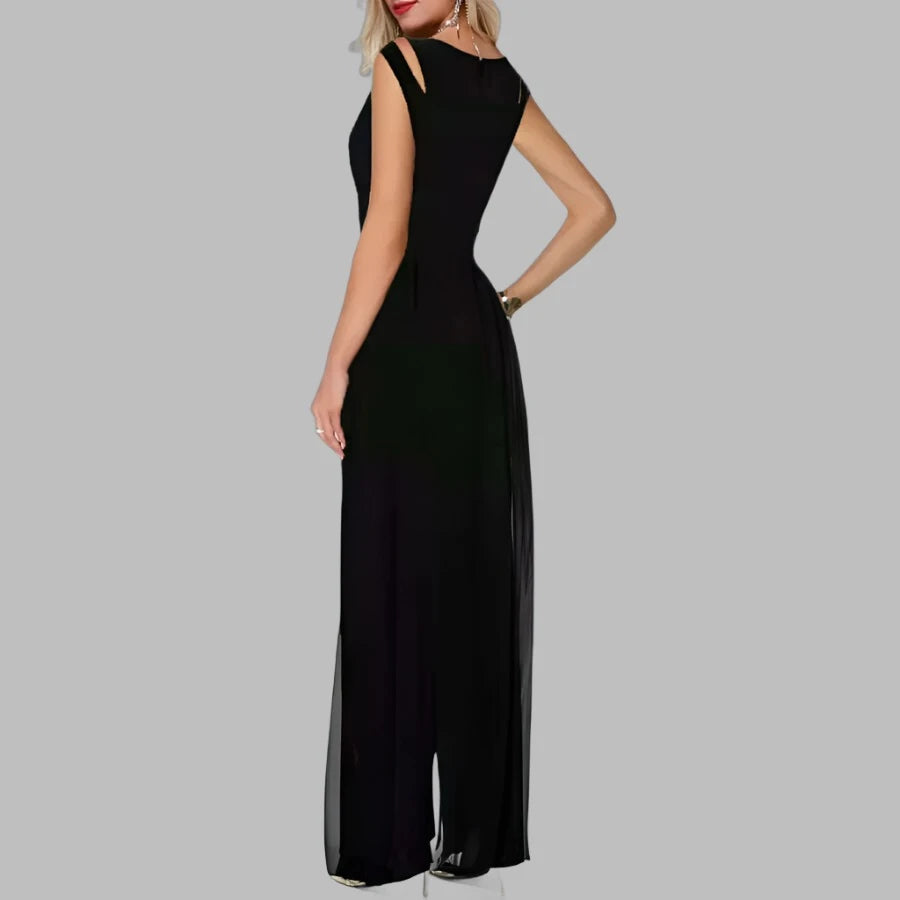 KIMLUD, New2023 Women's Summer Casual Jumpsuits Solid Elegant Sleeveless High Waist Women One Pieces Overalls Female Party Club Outfits, KIMLUD Womens Clothes