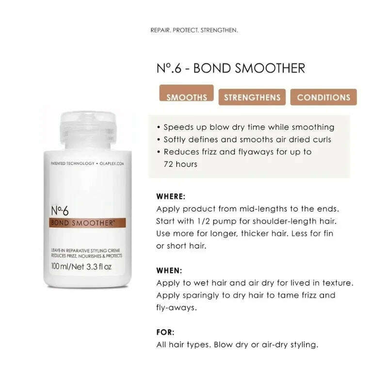 KIMLUD, No.1-7 Repairing Hair Mask 100ml Anti Break Hair Split Oil Control Moisture Hair Conditioner Original Hair Care Product New, KIMLUD Womens Clothes
