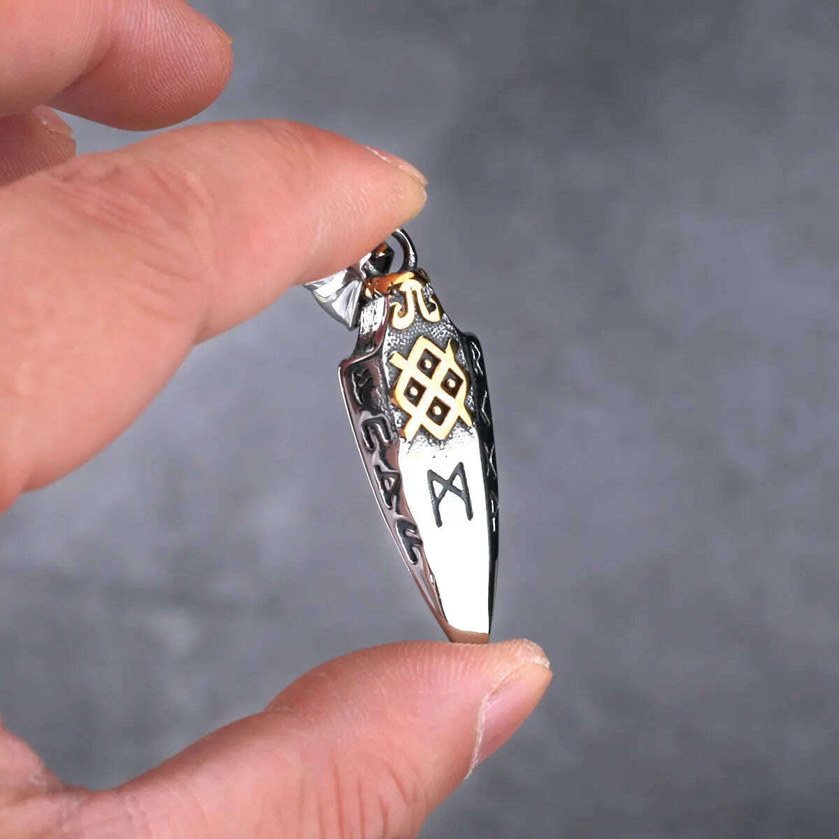 Nordic Viking Odin Spear Celtic Knot Pendant Necklace Men's Accessories Fashion Trend Boyfriend Birthday Gift Wholesale - KIMLUD