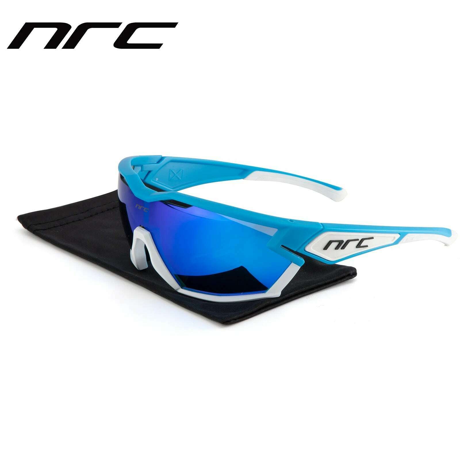 NRC Cycling Sunglasses Woman Bike Goggles Man 1 lens Cycling Glasses Outdoor UV400 Sports Bicycle Eyewear Sunglasses Eyepieces - KIMLUD