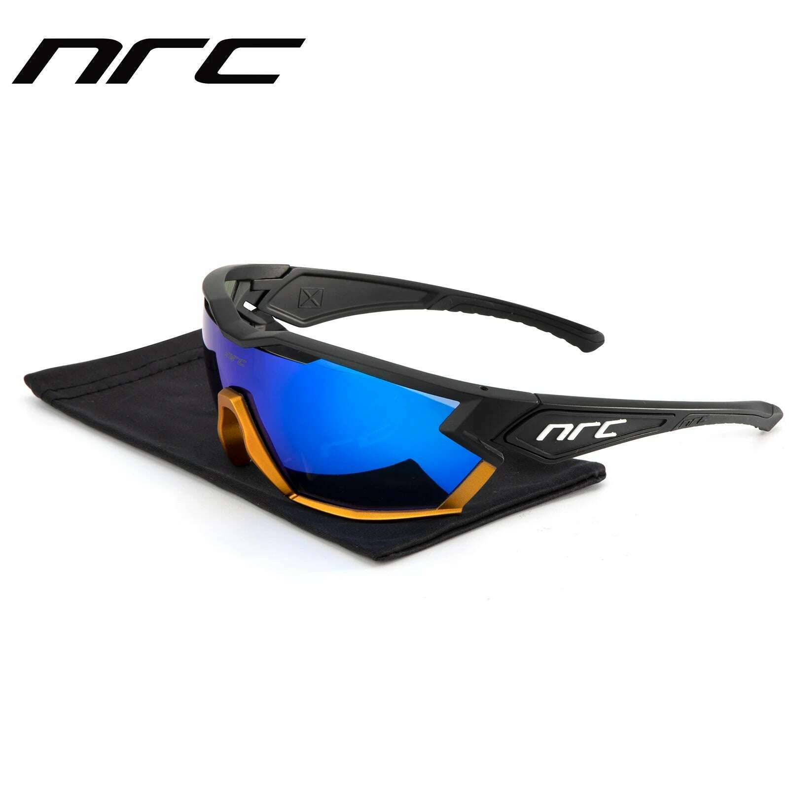 NRC Cycling Sunglasses Woman Bike Goggles Man 1 lens Cycling Glasses Outdoor UV400 Sports Bicycle Eyewear Sunglasses Eyepieces - KIMLUD
