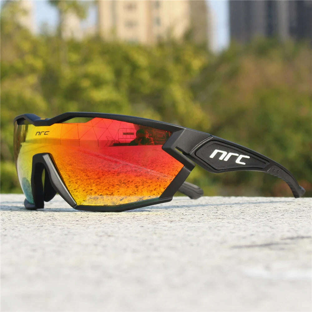 NRC X2 PRide 3lens Cycling Glasses Man Mountain Bike Bicycle Sport Sunglasses MTB Cycling Eyewear Woman - KIMLUD